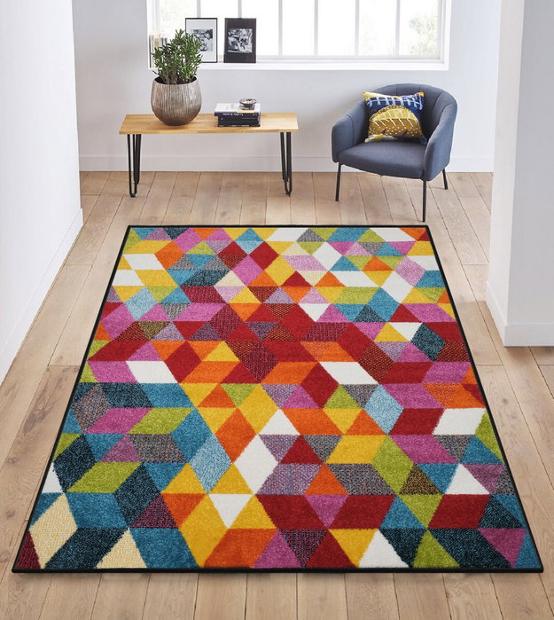 Conceptum Geo 6875 Alfombra de Pasillo Multicolor 80 x 300 cm Conceptum Geo 6875 Alfombra de Pasillo Multicolor 80 x 300 cm